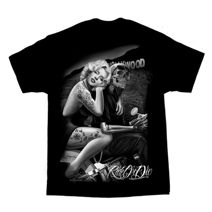 S/S HOLLYWOOD HOMEGIRL - BLK